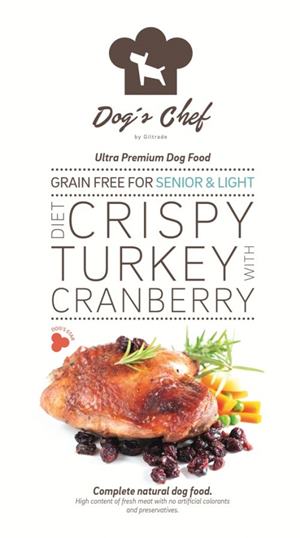 Dog’s Chef Diet Crispy Turkey with Cranberry SENIOR/LIGHT 12 kg