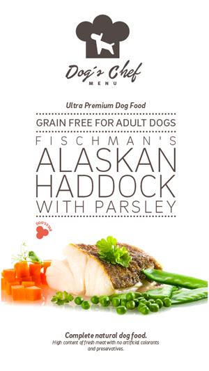 Dog’s Chef Fischman’s Alaskan Haddock with Parsley 500 g