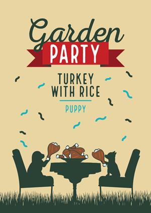 GARDEN PARTY Puppy Turkey & Rice 1,5 kg