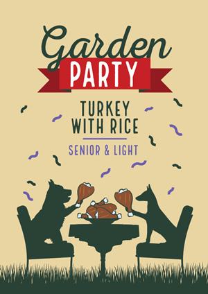 GARDEN PARTY Senior/Light Turkey & Rice 1,5 kg