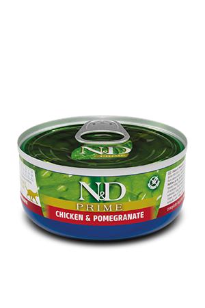 Farmina N&D cat PRIME chicken & pomegranate konzerva 70 g