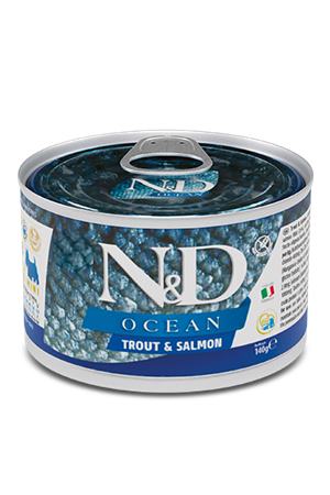 Farmina N&D dog OCEAN trout & salmon konzerva 285 g