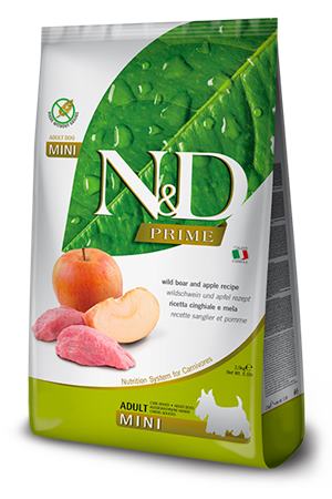 Farmina N&D dog PRIME (GF) adult mini, boar & apple 2,5 kg