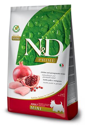 Farmina N&D dog PRIME (GF) adult mini, chicken & pomegranate 2,5 kg