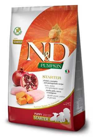 Farmina N&D dog PUMPKIN (GF) puppy starter all breeds, chicken & pomegranate 2,5 kg